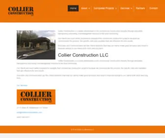 Collierconstructionllc.com(Collier Construction LLC) Screenshot