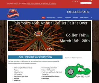 Colliercountyfair.com(Collier County Fair and Exposition Inc) Screenshot