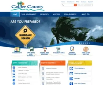 Colliergov.net(Collier County) Screenshot