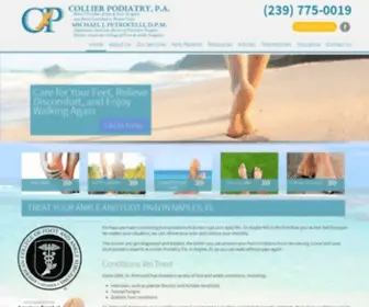Collierpodiatry.com(Michael J Petrocelli) Screenshot