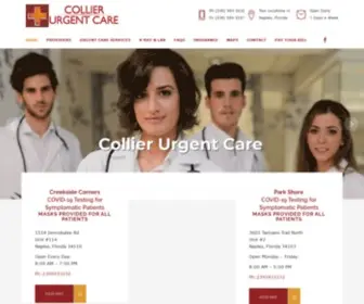 Collierurgentcare.com(Collier Urgent Care) Screenshot