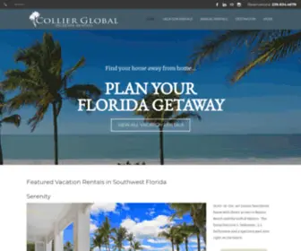 Colliervacationrentals.com(Collier Global Vacation Rentals) Screenshot