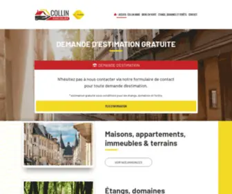 Collin-Immobilier.com(Ventes immobilières sur Nancy et sa région) Screenshot