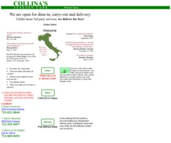 Collinas.com(Collina's) Screenshot