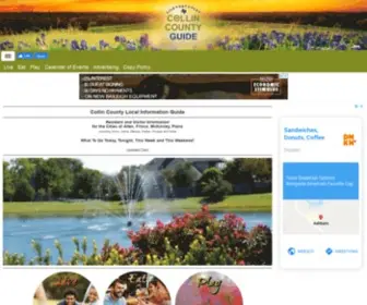 Collincountyguide.com(Collin County Local Information Guide) Screenshot