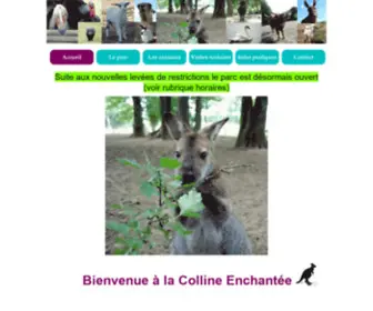 Colline-Enchantee.com(Enchantée) Screenshot