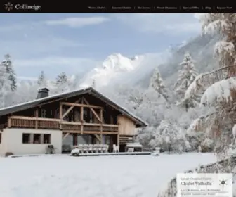 Collineige.com(Chamonix chalet) Screenshot