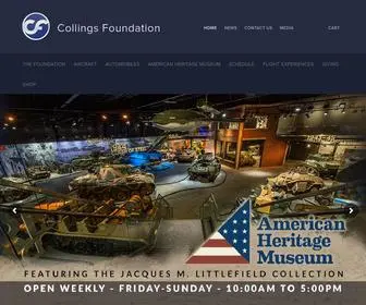 Collingsfoundation.org(The Collings Foundation) Screenshot