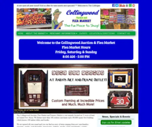 Collingwoodfleamarket.com(Collingwoodfleamarket) Screenshot