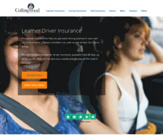 Collingwoodlearners.co.uk(Learner driver insurance) Screenshot