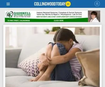 Collingwoodtoday.ca(Collingwood News) Screenshot