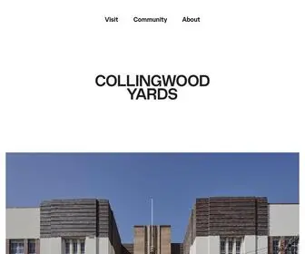 Collingwoodyards.org(Collingwood Yards) Screenshot