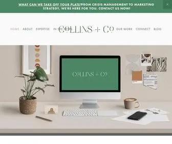 Collins-Company.com(Collins + Co) Screenshot