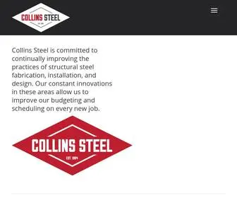 Collins-Industries-LTD.com(Structural Steel Fabrication) Screenshot