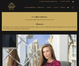 Collins-Solicitors.com(Solicitors in Bulgaria) Screenshot