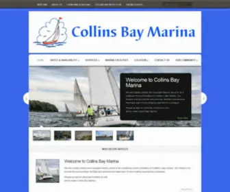 Collinsbaymarina.com(Collins Bay Marina) Screenshot