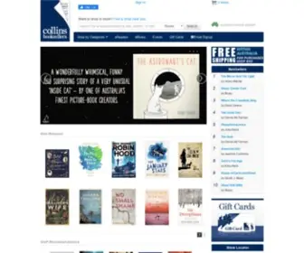 Collinsbooks.com.au(Collins Booksellers Australian Bookshop) Screenshot