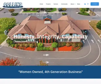 Collinsconst.net(Collins Construction Company) Screenshot