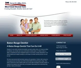 Collinsdental.com(Baton Rouge Dentist) Screenshot