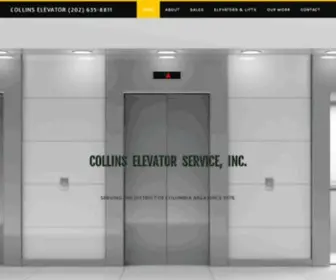 Collinselevator.com(Collins ElevatorHome) Screenshot