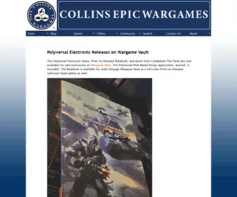 Collinsepicwargames.com(Collins Epic Wargames) Screenshot