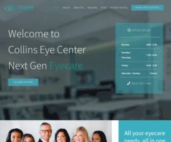 Collinseyecenter.com(Collins Eye Center) Screenshot