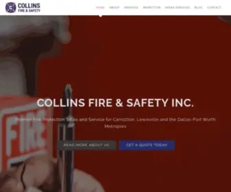 Collinsfire.com(Collins Fire & Safety Inc) Screenshot