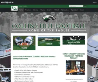 Collinshilleaglesfootball.com(Collins Hill Football) Screenshot