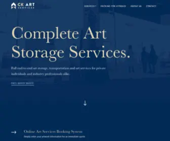 Collinskentint.com.au(Complete Art Storage Services) Screenshot