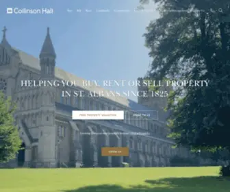 Collinsonhall.co.uk(Estate Agents and Letting Agents in St Albans and Hertfordshire) Screenshot