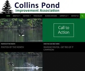 Collinspondassoc.com(Collins Pond) Screenshot