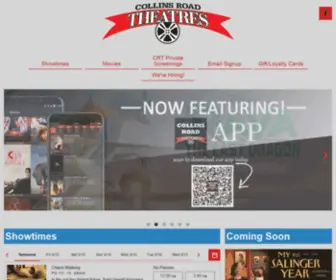 Collinsroadtheatres.com(Collins Road Theatres) Screenshot