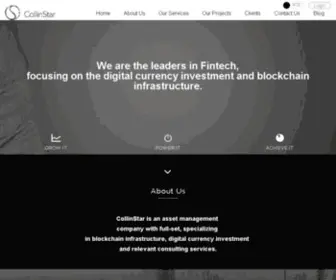 Collinstar.com(Premier Asset Management in FinTech and Blockchain) Screenshot