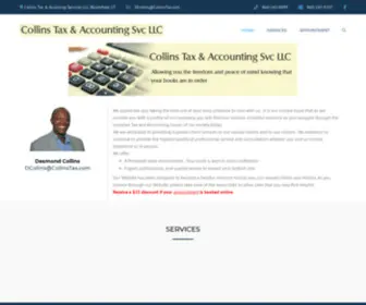 Collinstax.com(Tax and Accounting Services) Screenshot