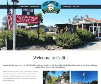 Collinsvillealabama.net(Town of Collinsville Alabama) Screenshot
