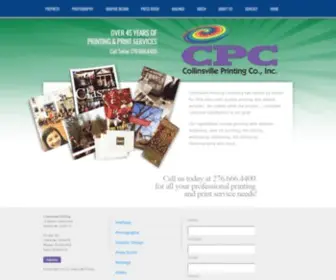 Collinsvilleprinting.com(Printing) Screenshot