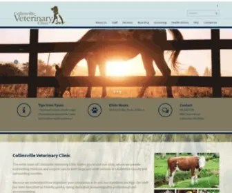 Collinsvillevetclinic.com(Collinsville Veterinary Clinic) Screenshot