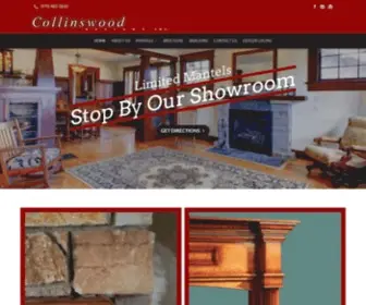 Collinswooddesigns.com(Collinswood Designs providing quality mantels to the hearth industry through specialty retailers throughout the country) Screenshot