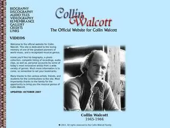 Collinwalcott.com(Collin Walcott) Screenshot