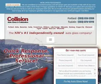 Collisionautoglass.com(Collision Auto glass) Screenshot