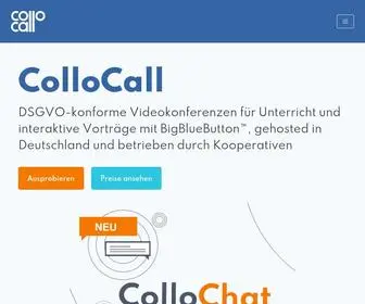 Collocall.de(BigBlueButton-Hosting in Deutschland) Screenshot