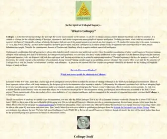 Colloquysociety.org(Colloquy) Screenshot