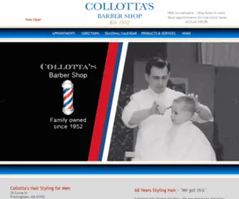 Collottas.com(Collottas Barber Shop Framingham) Screenshot