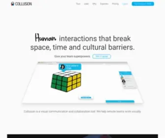 Collusionapp.com(We make it easy for teams to work remotely. Collusion) Screenshot