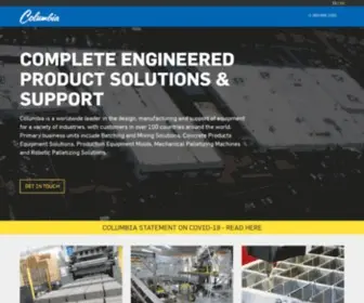 Colmac.com(Columbia Machine) Screenshot