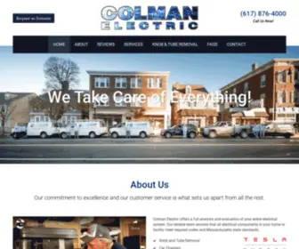 Colmanelectric.com(Colman Electric) Screenshot