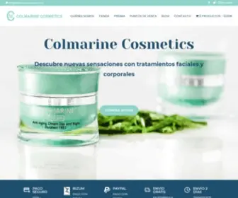 Colmarinecosmetics.com(COLMARINE COSMETICS EXPERTOS EN COSMETICA FACIAL Y CORPORAL VENTA ONLINE DE ACEITE REDUCTOR JOJOBA CREMAS FACIALES COLAGENO SERUM ACIDO HIALURONICO TRATAMIENTO NATURAL CONTORNO OJOS ANTIARRUGAS AMPOLLAS ELASTINA HIDRATANTE MANTECA KARITE ANTICELULITICO COR) Screenshot