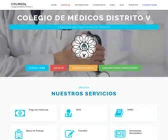 Colmed5.org.ar(Colegio de Médicos Distrito V) Screenshot