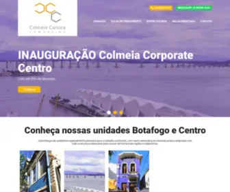 Colmeiacarioca.com.br(Colmeia Carioca Coworking) Screenshot