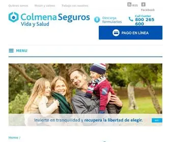 Colmenaseguros.cl(Colmena Seguros) Screenshot